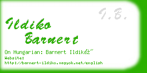 ildiko barnert business card